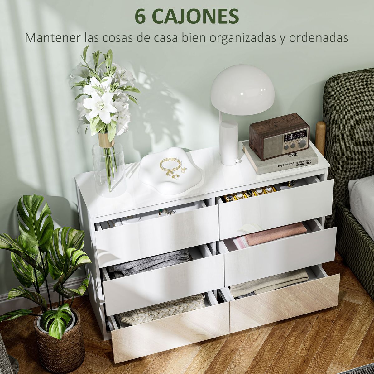 Comoda-Noruega-Homcom-6-cajones-blanco-75x112x34-cm-