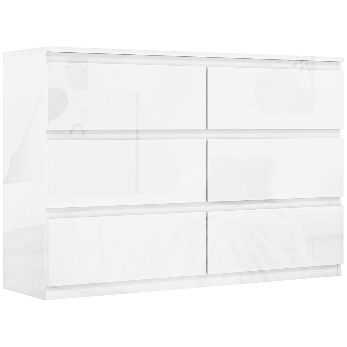 Comoda-Noruega-Homcom-6-cajones-blanco-75x112x34-cm-
