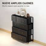 Comoda-Manchester-Homcom-9-cajones-negro-dorado-1035x88x30-cm-