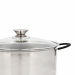 Cacerola-Sensory-Quid-con-tapa-de-cristal-acero-inoxidable-Ø18-cm-detalle