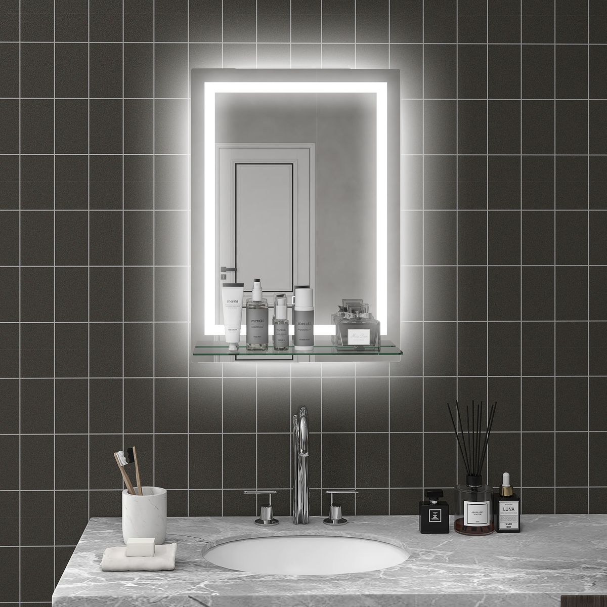 Espejo-para-baño-Coral-Kleankin-3-colores-tactil-plata-70x50-cm-espejo