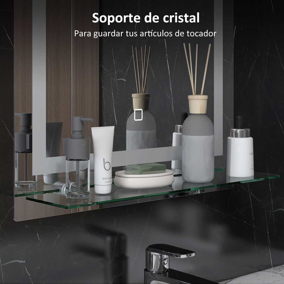 Espejo-para-baño-Coral-Kleankin-3-colores-tactil-plata-70x50-cm