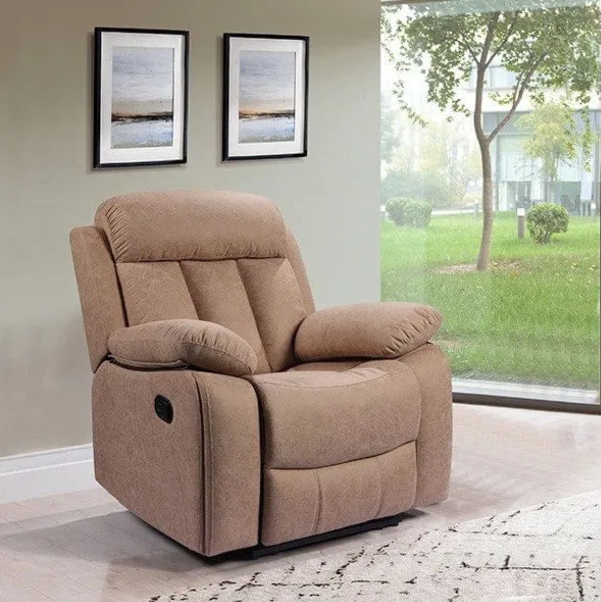 Sillon-relax-Madrid-Deluxe-New25-1-plaza-diseño-reclinable-beige-101x99x97-cm-ambientada-dos