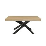 Mesa-de-comedor-Leonardo-diseño-extensible-negro-76x160-200-240x90-cm-frontal
