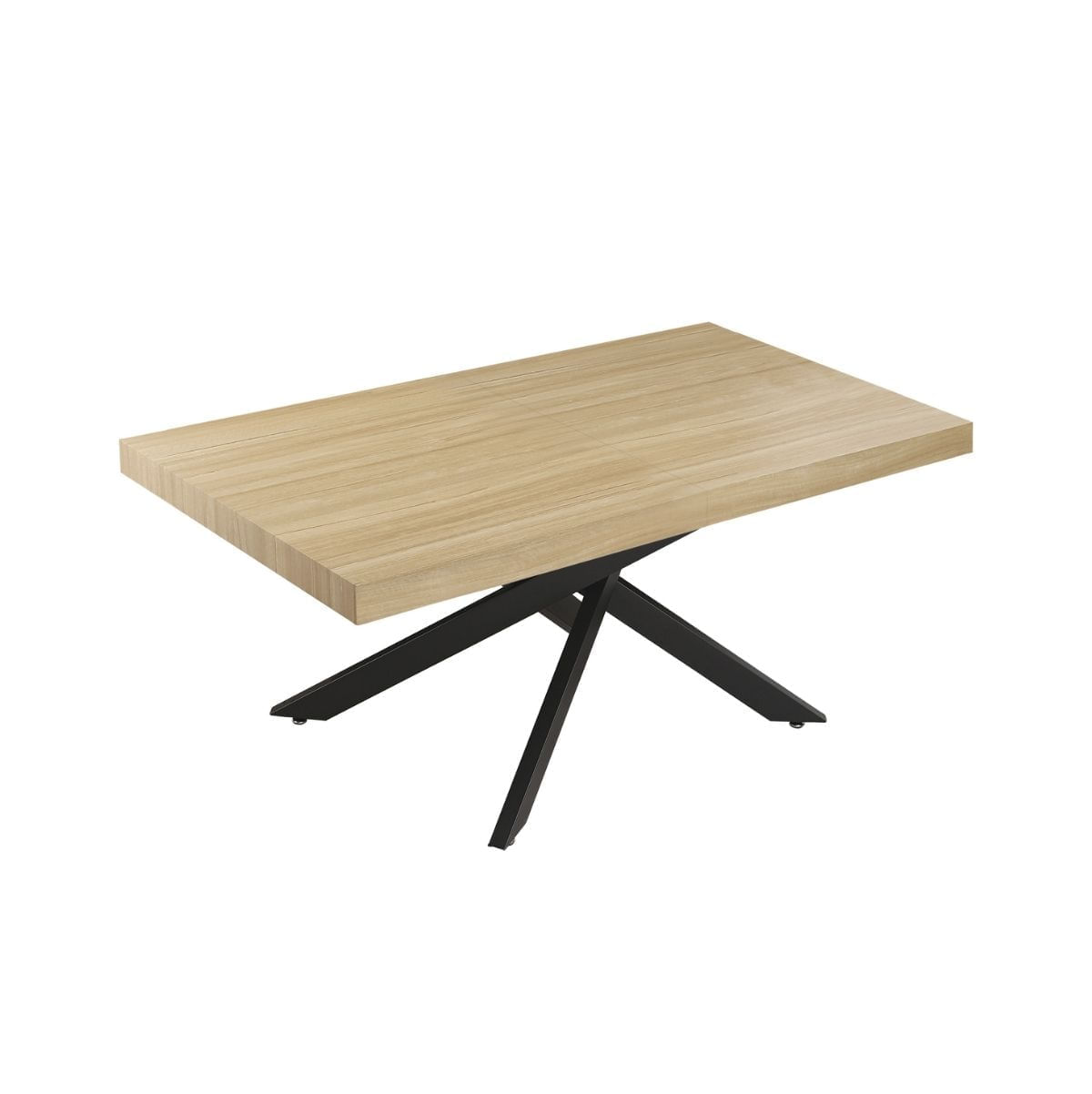 Mesa-de-comedor-Leonardo-diseño-extensible-negro-76x160-200-240x90-cm-fondo-blanco