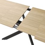 Mesa-de-comedor-Leonardo-diseño-extensible-negro-76x160-200-240x90-cm-detalle
