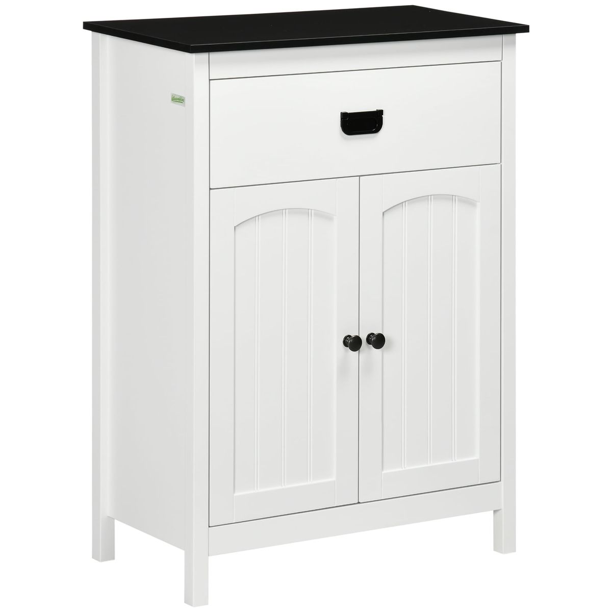 Armario-de-baño-Nexo-Kleankin-2-puertas-con-cajon-blanco-80x60x30-cm-market