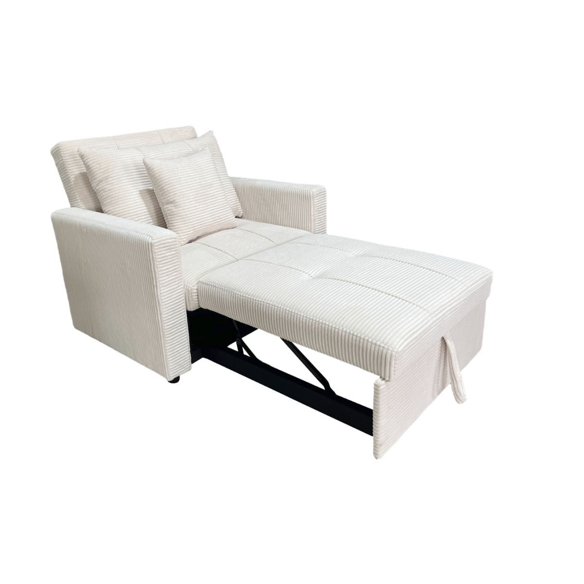 Sofa-cama-Corduroy-respaldo-reclinable-crema-88x99x99-cm-cama
