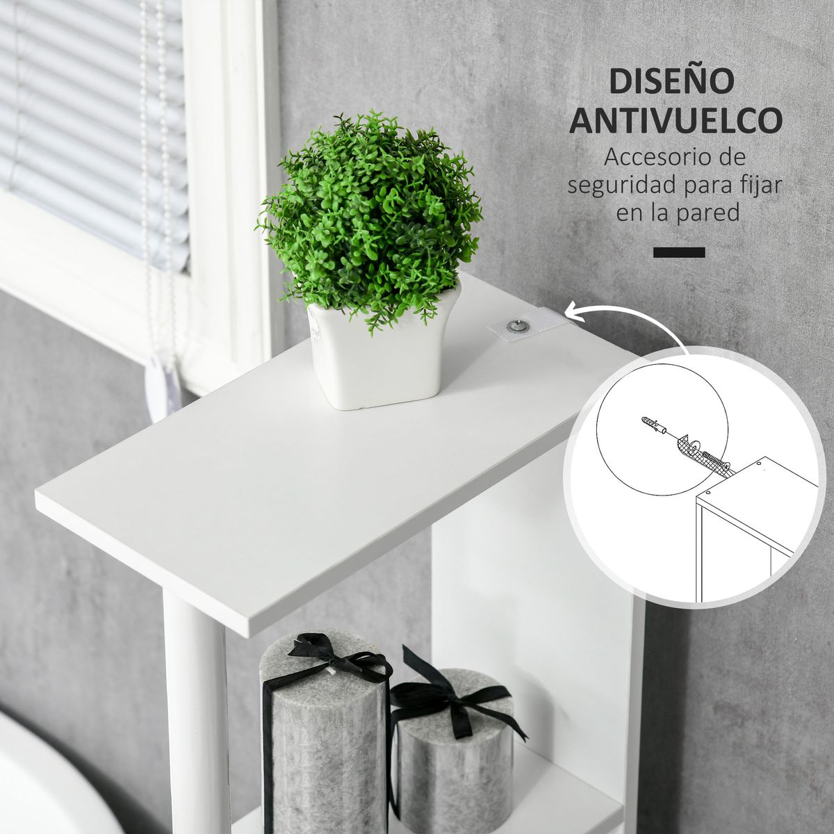 Columna-de-baño-Dallas-Kleankin-2-estantes---2-armarios-blanco-118x298x152-cm