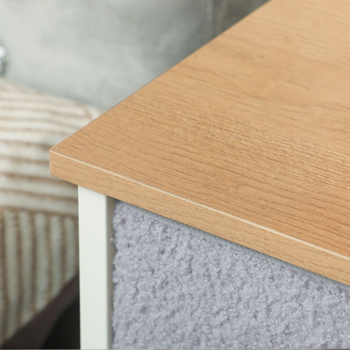 Comoda-Roble-Homcom-9-cajones-de-tela-gris-99x100x30-cm-detalle