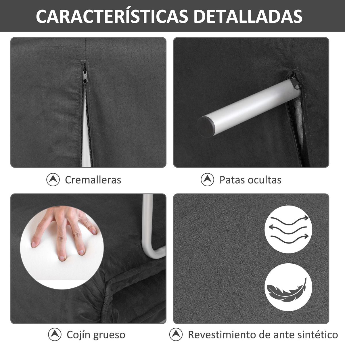 Sofa-cama-Lino-Homcom-2-plazas-respaldo-ajustable-gris-78x111x80-cm
