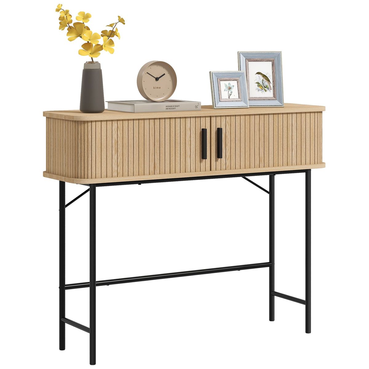 Consola-Roca-Homcom-2-puertas-correderas-natural-negro-80x100x30-cm-fondo-blanco
