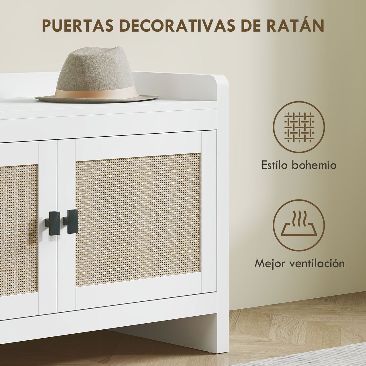 -Banco-zapatero-Arena-Homcom-2-puertas-blanco-natural-52x80x35-cm