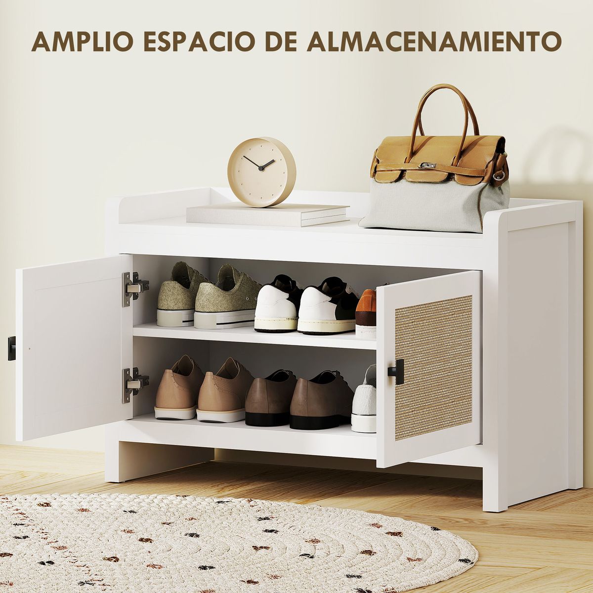 -Banco-zapatero-Arena-Homcom-2-puertas-blanco-natural-52x80x35-cm