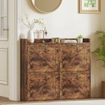 Zapatero-Vertice-Homcom-4-puertas-24-pares-marron-103x120x24-cm-ambientada