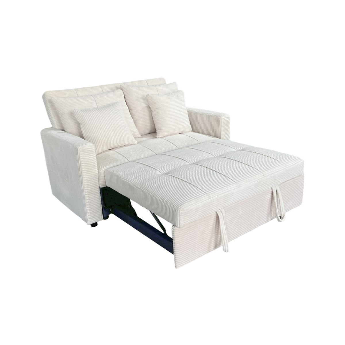 Sofa-cama-Divan-2-plazas-respaldo-reclinable-crema-88x140x99-cm-reclinable