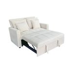 Sofa-cama-Divan-2-plazas-respaldo-reclinable-crema-88x140x99-cm-reclinable