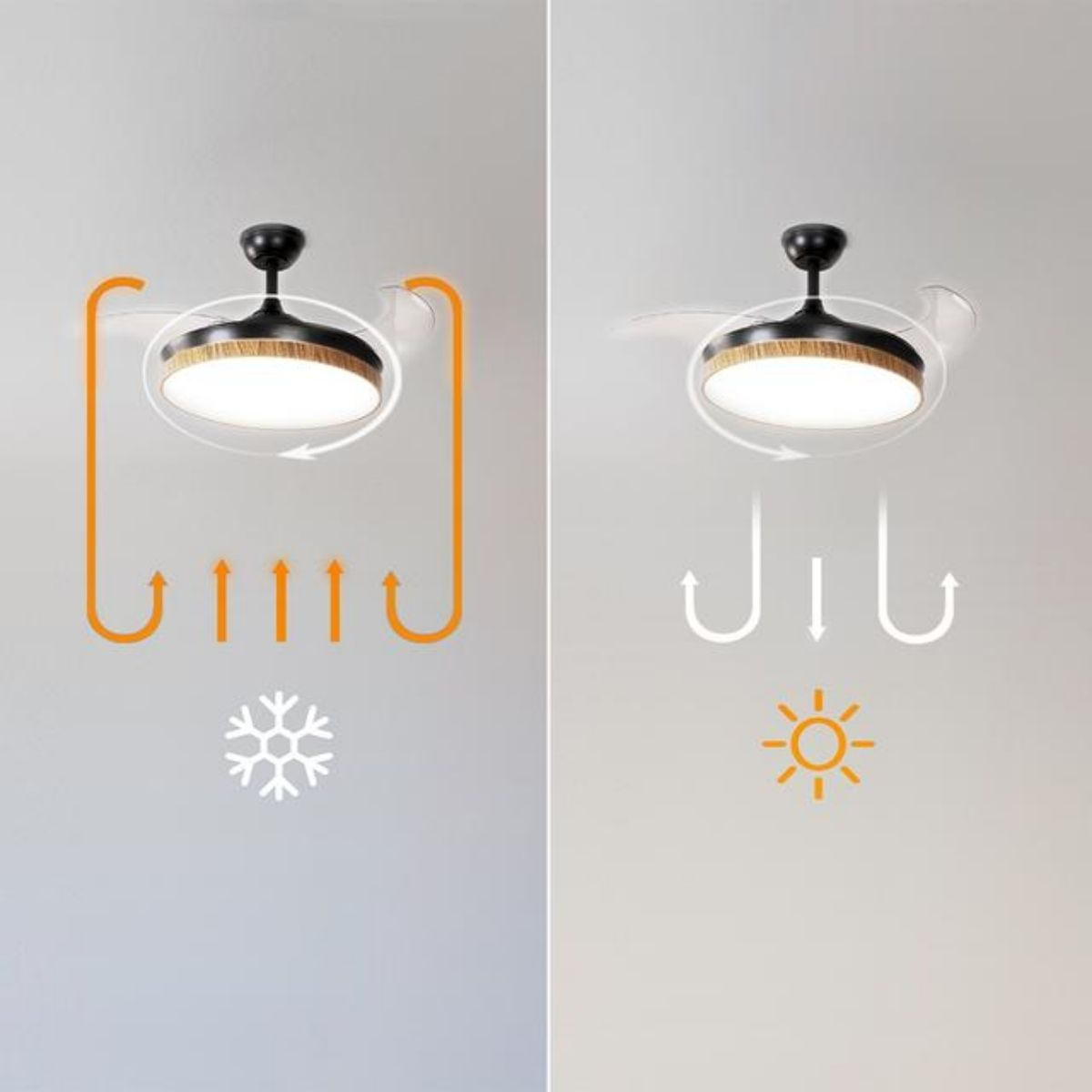 Ventilador-de-techo-Cecotec-EnergySilence-Aero-4320-Invisible-35W-aspas-retractiles-marron-oscuro
