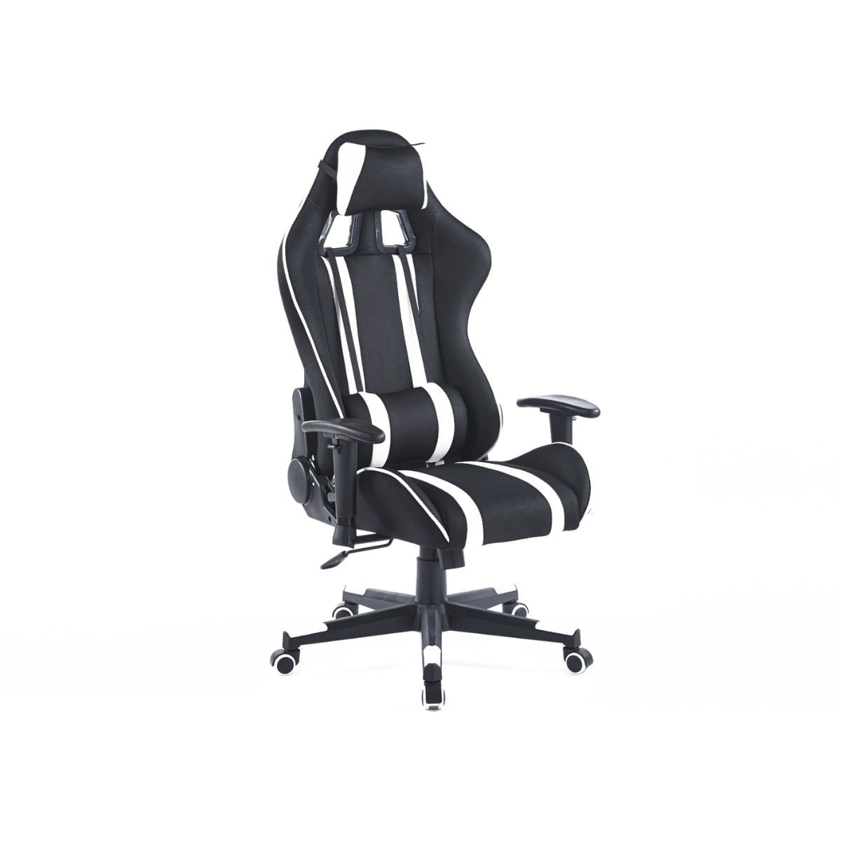 Silla-gaming-Racing-Pro-altura-regulable-reclinable-negro-121-131x70x70-cm-frontal