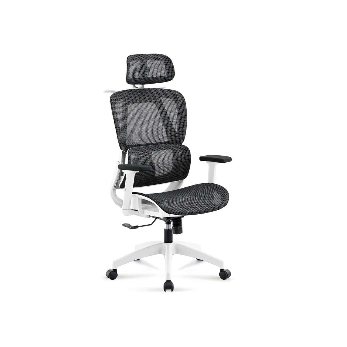 Silla-de-oficina-Ergo-altura-regulable-transpirable-blanco-118-124x70x70-cm-lateral
