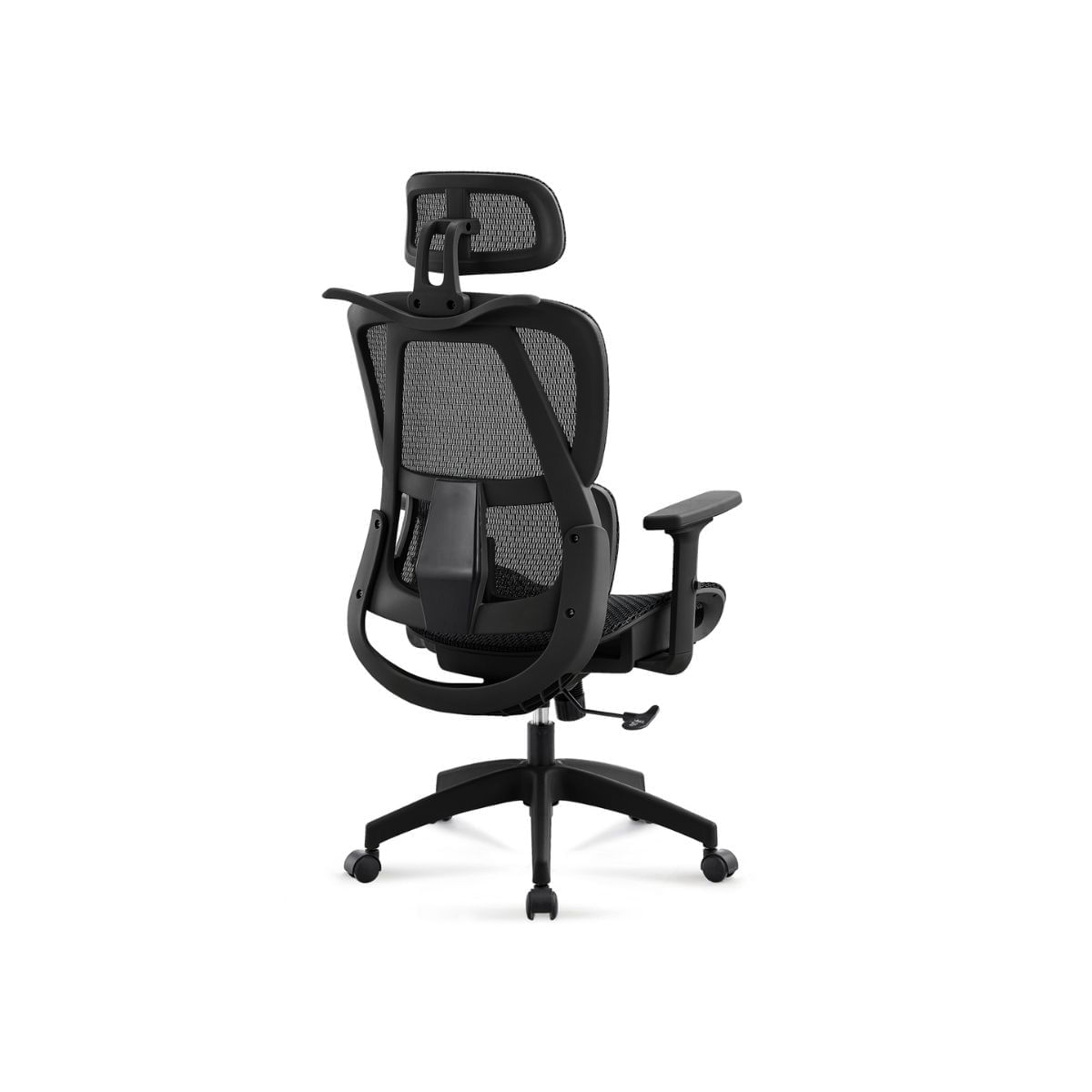 Silla-de-oficina-Ergo-altura-regulable-transpirable-negro-118-124x70x70-cm-posterior