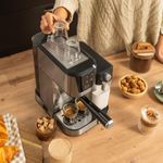 Cafetera-semiautomatica-Cecotec-Power-Espresso-20-Cream-1350W-pantalla-tactil-plata