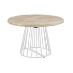 Mesa-de-comedor-Brad-extensible-diseño-redondo-nordish-blanco-Ø120-cm-mesa-redonda