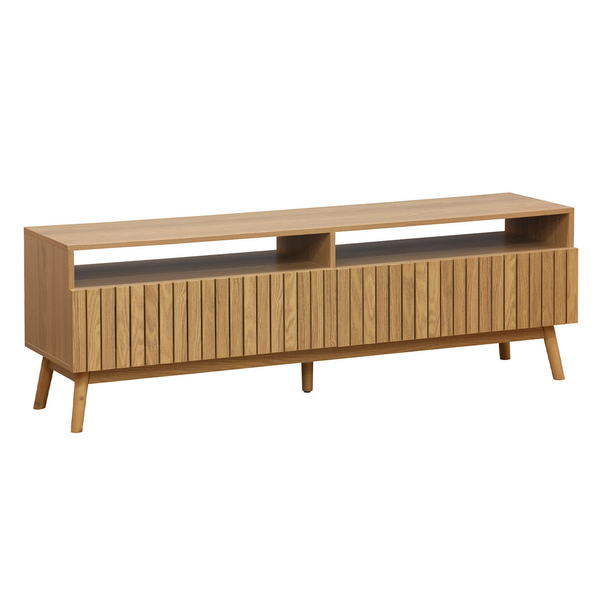 Mueble-bajo-de-TV-Trend-2-huecos---2-cajones-madera-50x150x40-cm
