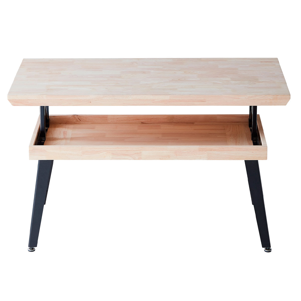 Mesa-de-centro-elevable-Berg-hueco-de-almacenaje-roble-Nordish-negro-47x120x60-cm-4