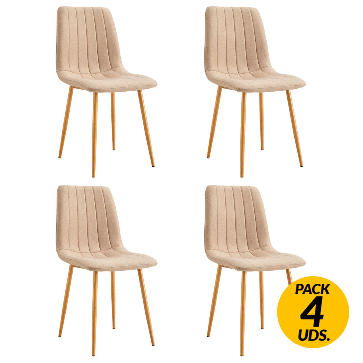 Pack-de-4-sillas-de-comedor-Nails-tejido-tapizado-beige-oak