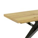 Mesa-extensible-Xena-doble-apertura-cedro-negro-76x140-180-220x90-cm-detalle