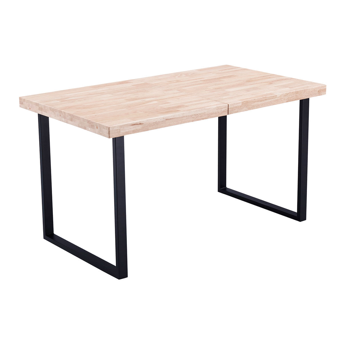 Mesa-de-comedor-extensible-Steve-diseño-nordico-roble-Nordish-negro-76x140-180x80-cm