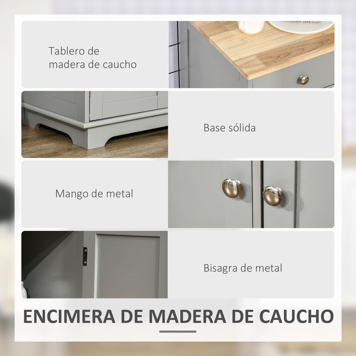 Aparador-Refugio-Homcom-3-puertas-con-3-cajones-gris-85x101x40-cm