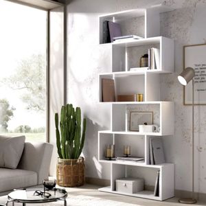 Estantería Lis 6 niveles 190x80x25 cm