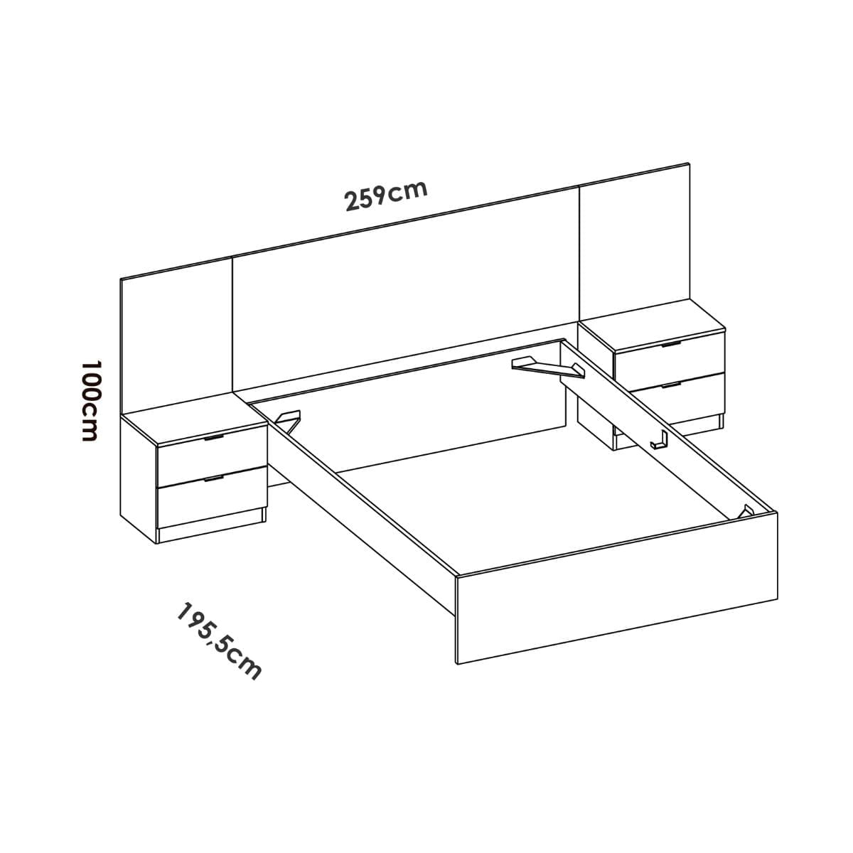 Conjunto-de-dormitorio-Loma-cabecero---2-mesitas---aro-blanco-natural-96x259x195-cm-medidas