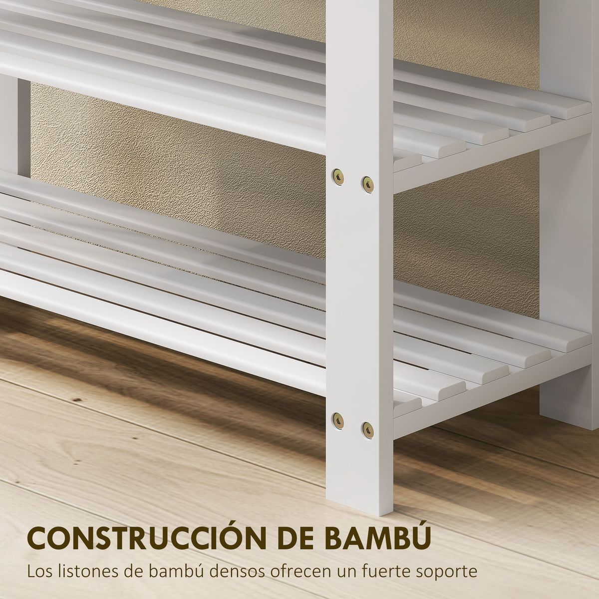 Banco-zapatero-Trigo-Homcom-2-estantes-blanco-45x70x28-cm-detalle