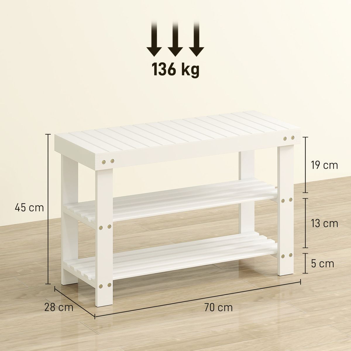 Banco-zapatero-Trigo-Homcom-2-estantes-blanco-45x70x28-cm-medidas