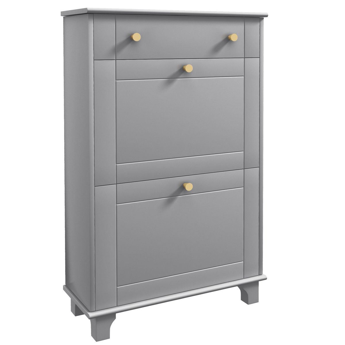 Zapatero-Afternoon-Homcom-cajon-con-2-puertas-gris-985x60x235-cm-fondo-blanco