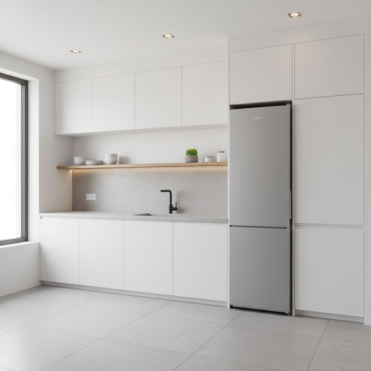 Frigorifico-combi-Edesa-EFC-1821-NF-EX-Total-No-Frost-310L-E-gris-188-cm-ambientada
