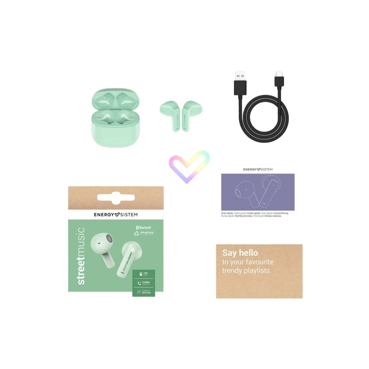 Auriculares-inalambricos-Energy-Sistem-Street-Music-True-Wireless-Bluetooth-5.4-estuche-de-carga-verde-caracteristicas