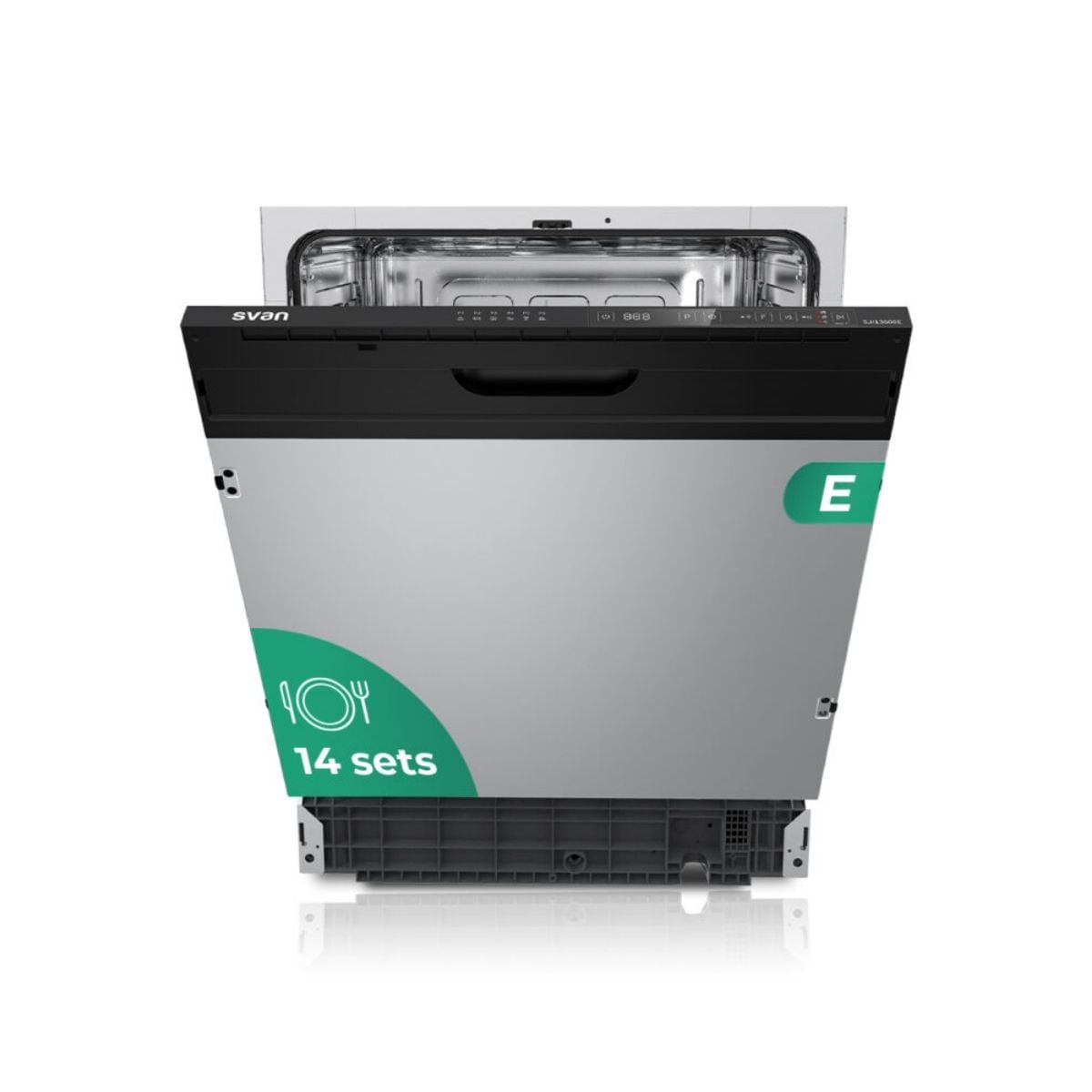 Lavavajillas-integrable-Svan-SJI13600E-14-servicios-6-programas-inox-598-cm-fondo-blanco