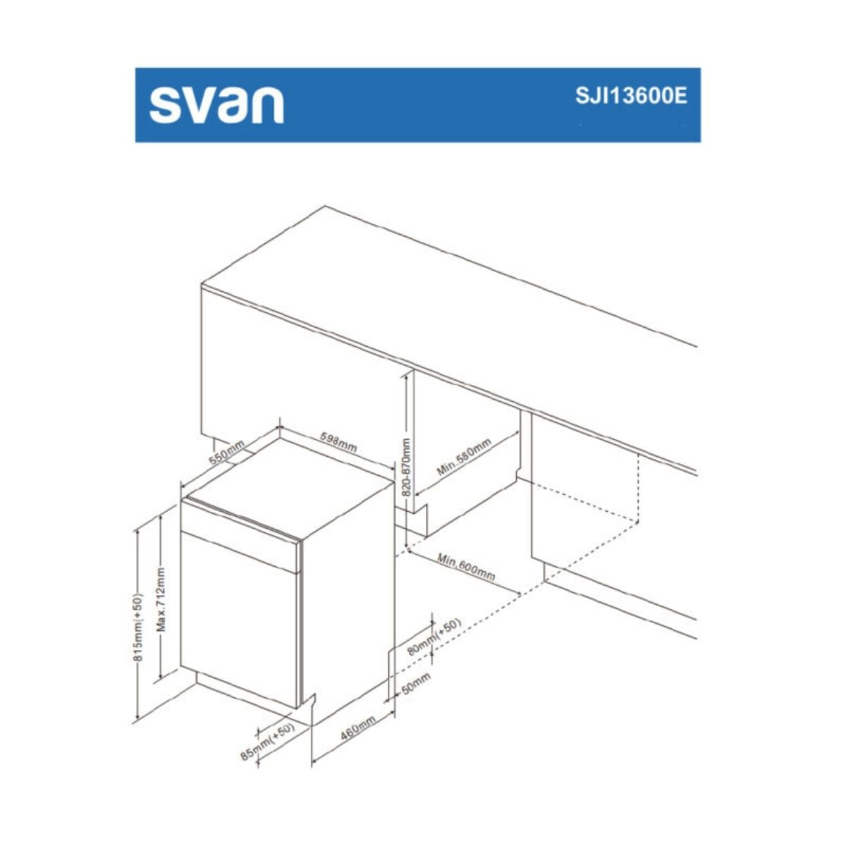 Lavavajillas-integrable-Svan-SJI13600E-14-servicios-6-programas-inox-598-cm-medidas