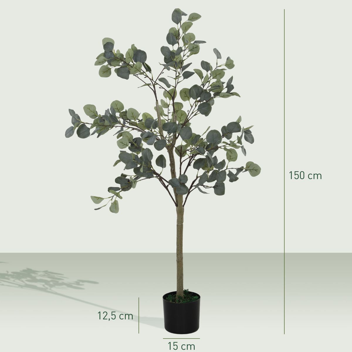 Planta-artificial-Eucaliptus-230-hojas-verde-150-cm-