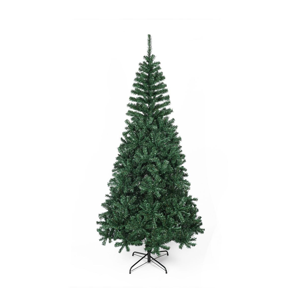 Arbol-de-navidad-1250-ramas---base-cruzada-verde-Ø60x220-cm-