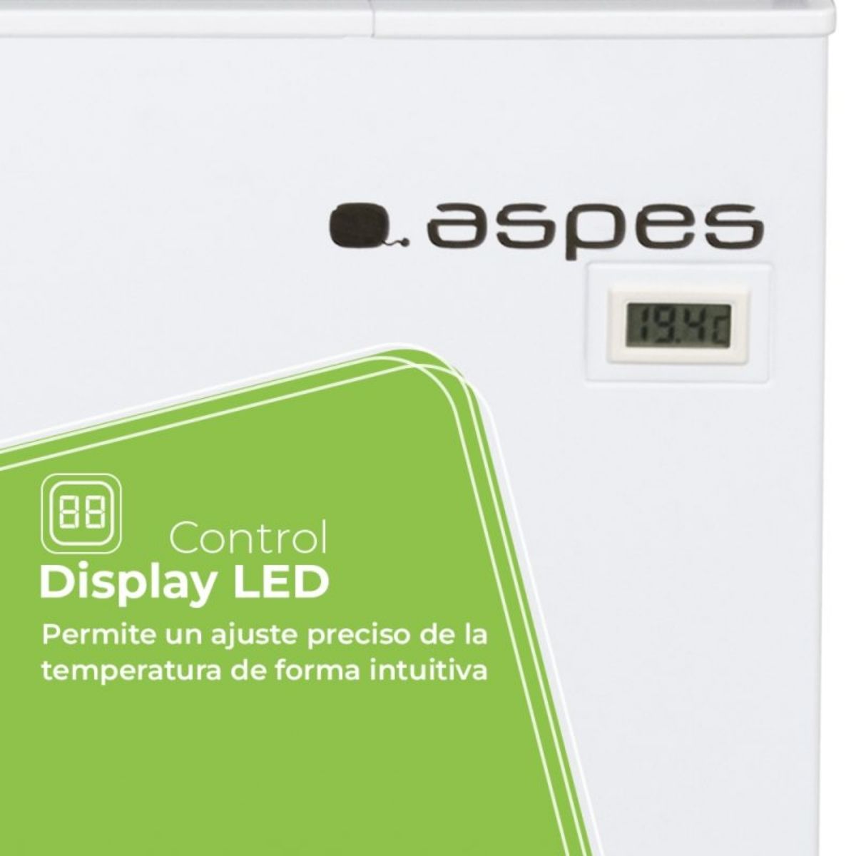 Congelador-horizontal-Aspes-ACH4600CDC-Dual-Cooling-ciclico-454L-C-blanco-1492-cm-detalle