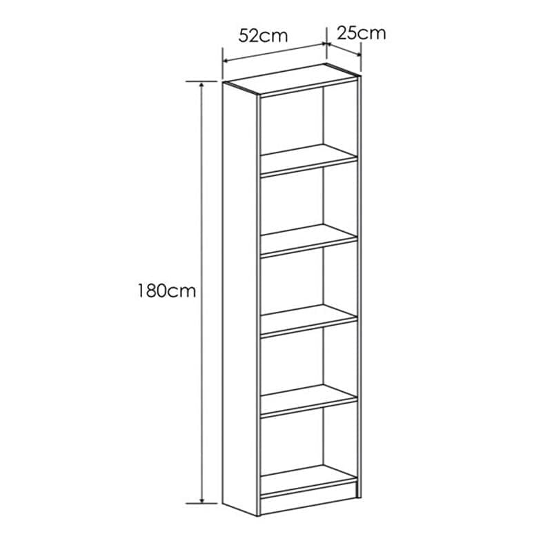 Estanteria-Aura-5-baldas-blanco-180x52x25-cm