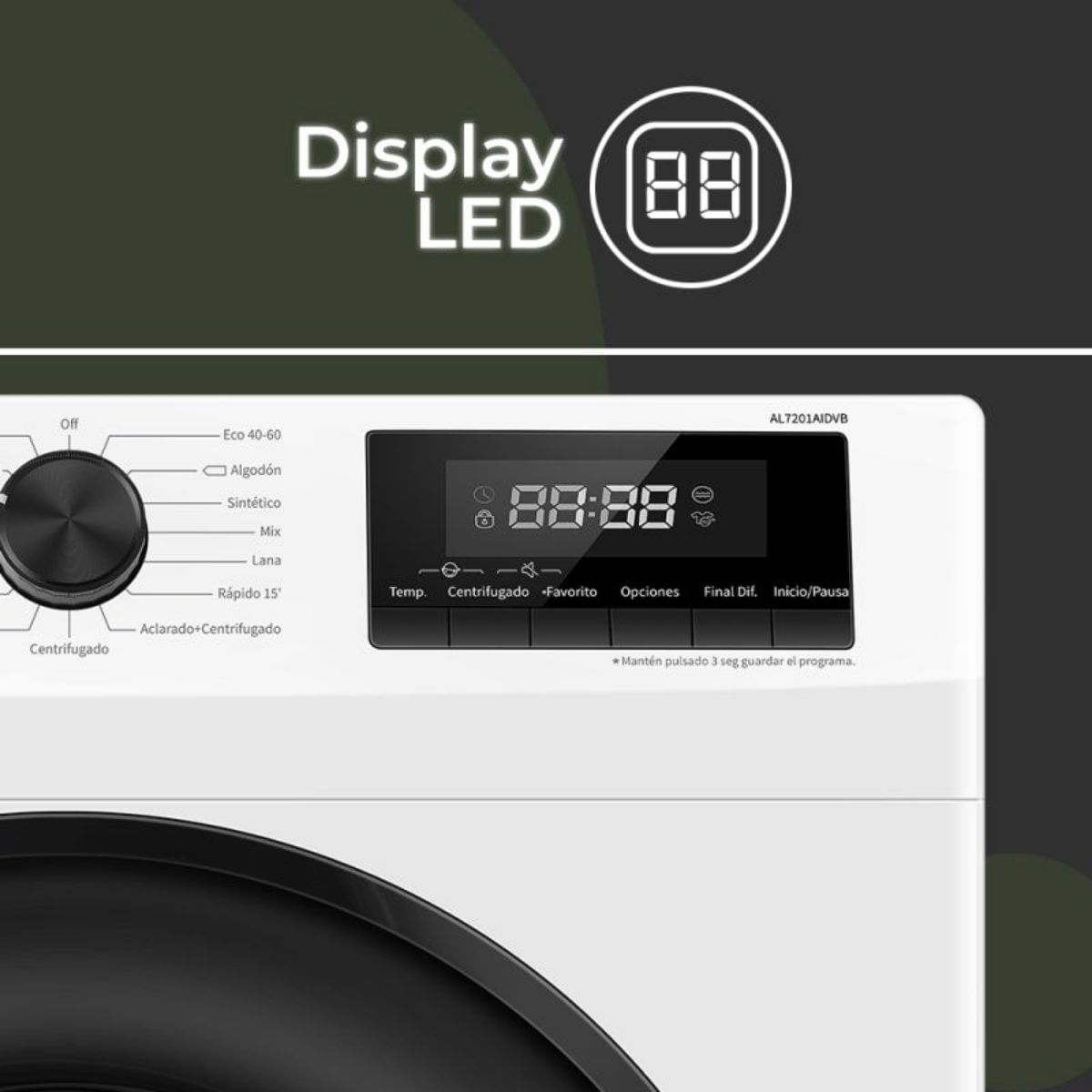 Lavadora-carga-frontal-Aspes-AL7201AIDVB-7kg-1200-rpm-15-programas-A-blanco-595-cm-detalle