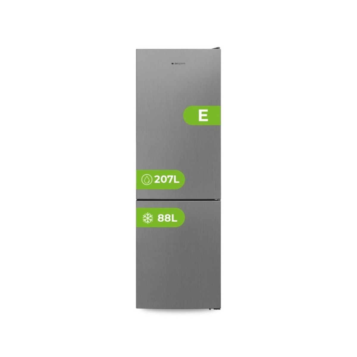 Frigorifico-combi-Aspes-AC185602ENFX-No-Frost-295L-E-inox-186-cm-markets