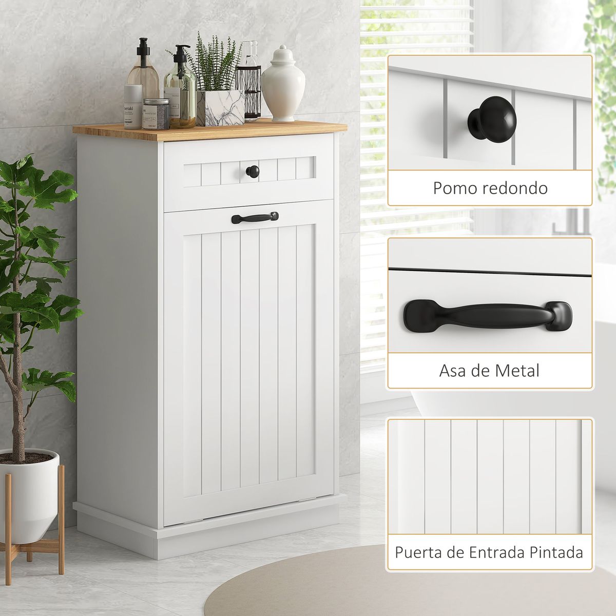 Mueble-de-baño-Milan-Homcom-con-cajon-y-puerta-abatible-blanco-90x52x33-cm-caracteristicas