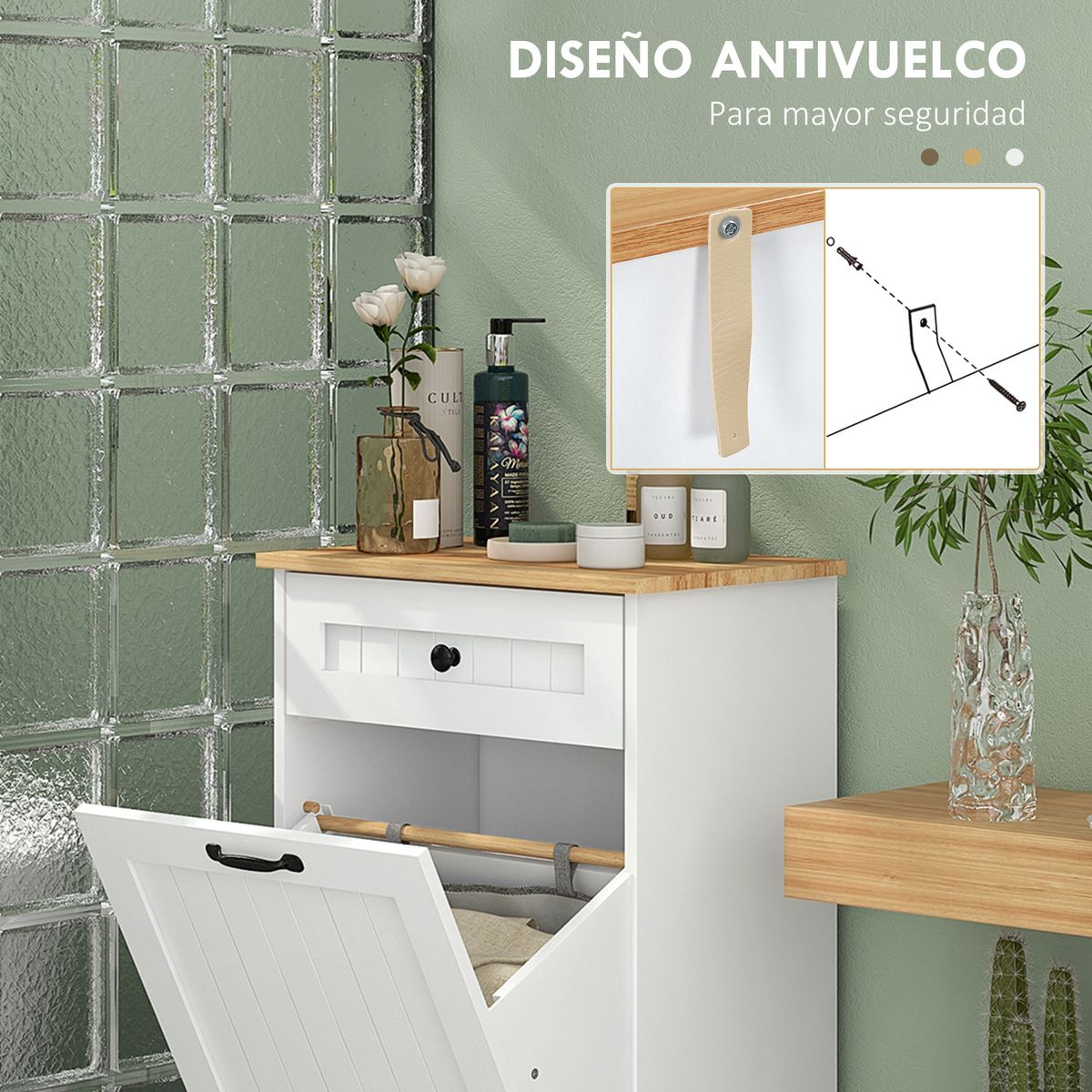 Mueble-de-baño-Milan-Homcom-con-cajon-y-puerta-abatible-blanco-90x52x33-cm